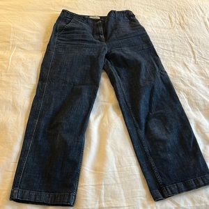Women's Dark Indigo Cropped Jeans